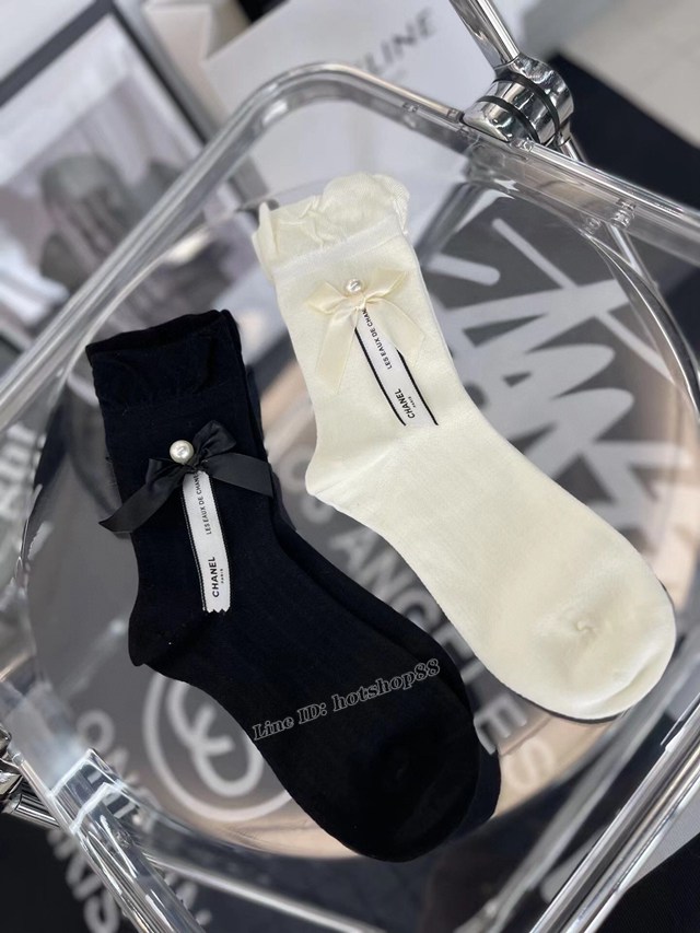 CHANEL專門店新款香奈兒爆款飾品中筒襪 mmyj1813